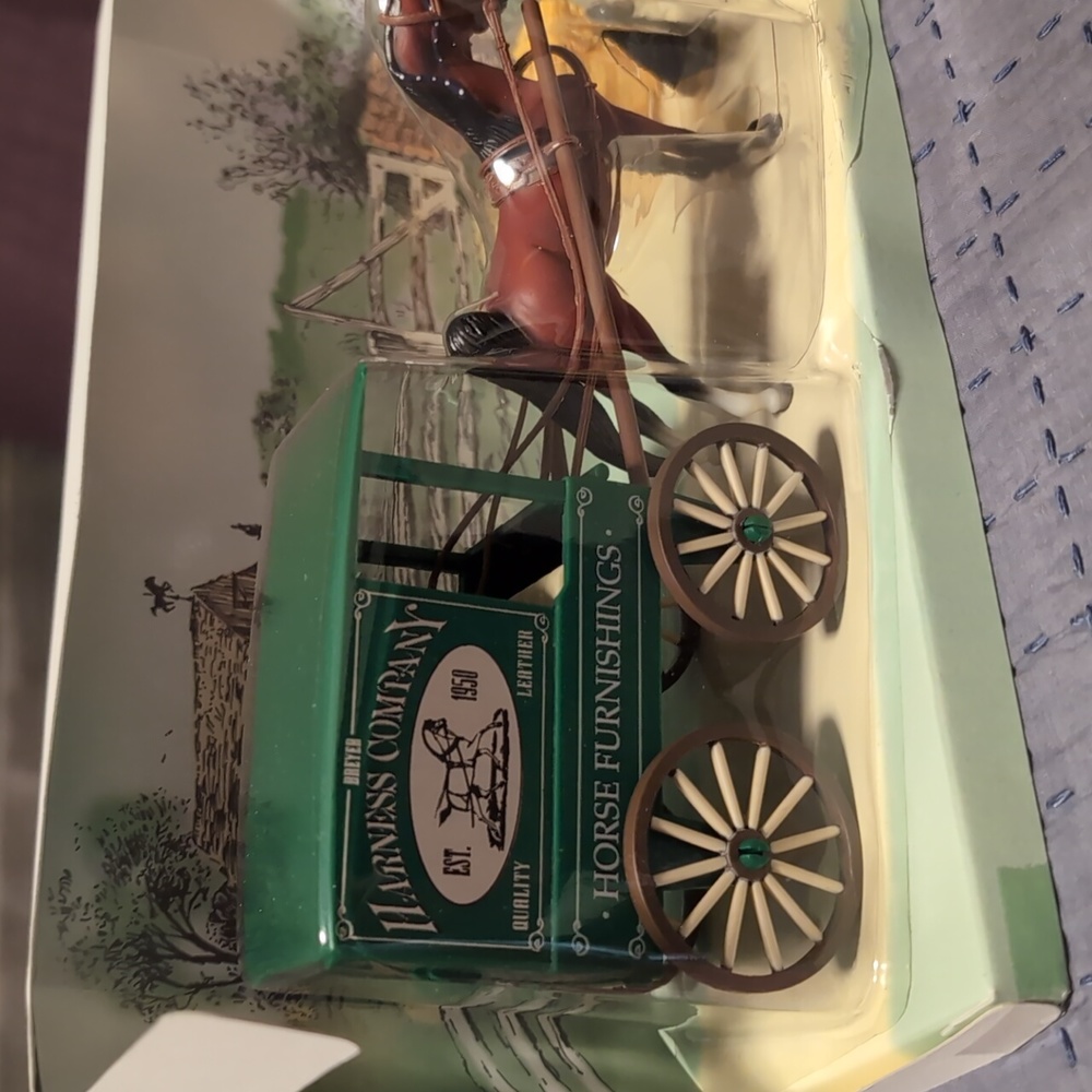 Better Stablemates Horse Power No. 5984 Harness Company Wagon Collectible Set